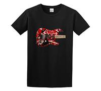 Eddie Van Halen Vintage Style Guitar Mens T-Shirt Us Black M