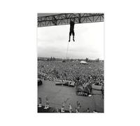 Eddie Vedder, Pearl Jam, Drop in The Park, Seattle, 1992 Canvas Poster Wall Art Decor Print Picture Paintings for Living Room Bedroom Decoration Unframe-style 12x18inch(30x45cm)