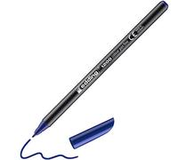 edding 1200 Colour Pen Fine - Blue - 1 Pen - Round Tip 1 mm - Felt-Tip Pen for Drawing and Writing - for School or Mandala