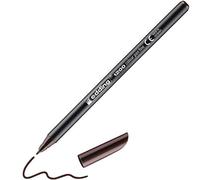 edding 1200 colour pen fine - dark brown - 1 pen - round tip 1 mm - felt-tip pen for drawing and writing - for school or mandala