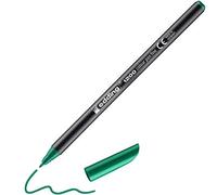 edding 1200 Colour Pen Fine - Green - 1 Pen - Round Tip 1 mm - Felt-Tip Pen for Drawing and Writing - for School or Mandala