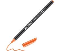 edding 1200 Colour Pen Fine - Orange - 1 Pen - Round Tip 1 mm - Felt-Tip Pen for Drawing and Writing - for School or Mandala