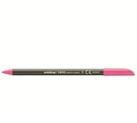 edding 1200 Colour Pen Fine - Pink - 1 Pen - Round Tip 1 mm - Felt-Tip Pen for Drawing and Writing - for School or Mandala