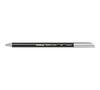 edding 1200 Metallic Colour Pen - Silver - 1 Pen - Round Nib 1-3 mm - Glitter Metallic Marker for Writing, Drawing and Sketching - for Guests Books, Card Making, DIY Photo Albums and Scrapbooking