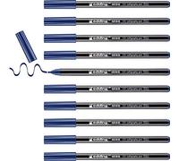 edding 1255 calligraphy pen - steelblue - 1 pen - calligraphy nib 2 mm - fibre pen for paper, wood, terracotta, canvas - hand lettering, bullet journals, thank you cards, calligraphy books