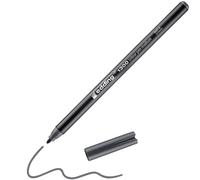 edding 1300 colour pen medium - grey - 1 pen - round nib 2 mm - felt pen for drawing and writing - felt pen for school, mandalas, bullet journals