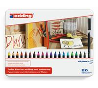 Edding 1300 Felt Tip Colouring Pens | High Quality | Assorted Set of 20