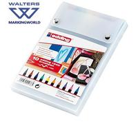 Edding 1340 Art Brush Felt Tip Pen | Flexible Brush Nib | Assorted Set of 10