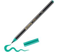 edding 1340 brush pen - green - 1 pen - flexible brush tip - felt-tip pen for painting, writing and drawing - bullet journals, hand lettering, mandalas, calligraphy