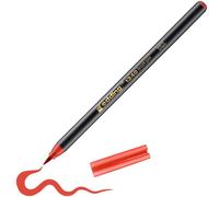 edding 1340 BRUSH PEN RED - Fibre pen with Flexible Brush Style Tip
