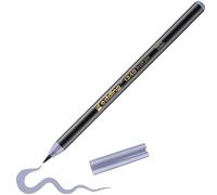 edding 1340 brush pen - silver grey - 1 pen - flexible brush tip - felt-tip pen for painting, writing and drawing - bullet journals, hand lettering, mandalas, calligraphy