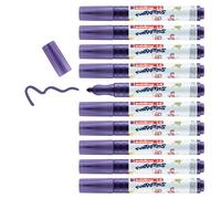 edding 14 FUNTASTICS - 10 colouring pens for children - violet - round nib 3 mm - for colouring fun on light-coloured paper and card - washable from skin and textiles