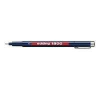 edding 1800 profipen - blue - 1 pen - line width 0.25 mm - fineliner pen for precise writing, sketching and technical drawing - fine, metal-encased nib - suitable for use with rulers and stencils