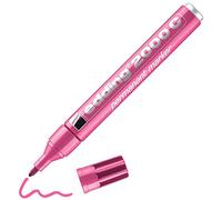edding 2000 C permanent marker - pink - 1 pen - round nib 1.5-3 mm - quick-drying permanent markers - waterproof, smudge-proof - for cardboard, plastic, wood, metal, fabric - marker pen