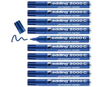 edding 2000c Permanent Marker - Blue - Box of 10
