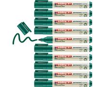 edding 21 Ecoline permanent marker - green - box of 10 - round tip 1.5-3 mm - wa