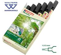 Edding 21 EcoLine Permanent Markers | Made from 90% recycled plastic - Box 10
