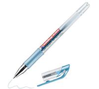 edding 2185 gel roller - blue metallic - 1 pen - 0.7 mm - gel pen for writing, drawing, colouring mandalas, bullet journals - glitter gel pen, colour gel pen