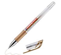 edding 2185 Gel Roller - Copper - 1 Pen - 0.7 mm - Gel Pen for Writing, Drawing, Colouring Mandalas, Bullet Journals - Glitter Gel Pen, Colour Gel Pen