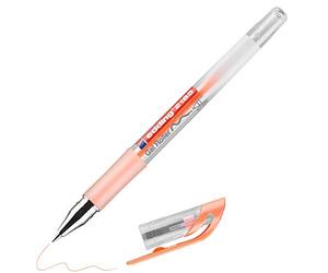 edding 2185 gel roller - pastel orange - 1 pen - 0.7 mm - gel pen for writing, drawing, colouring mandalas, bullet journals - pastel gel pen, colour gel pen