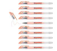 edding 2185 gel roller - pastel orange - box of 10 - 0.7 mm - gel pen for writing, drawing, colouring mandalas, bullet journals - pastel gel pen, colour gel pen