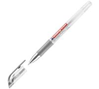 edding 2185 gel roller - silver - 1 pen - 0.7 mm - gel pen for writing, drawing, colouring mandalas, bullet journals - glitter gel pen, silver colour gel pen