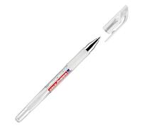 edding 2185 gel roller - white - 1 pen - 0.7 mm - gel pen for writing, drawing, colouring mandalas, bullet journals - white gel pen, colour gel pen
