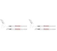 edding 2185 White Gel Roller - Pack of 4-0.7 mm - For Writing, Drawing, Colouring Mandalas, Bullet Journals