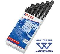 Edding 2200 C Permanent Markers | 1 - 5mm Chisel Tip | All Colours | Box 10