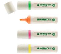 edding 24/4 S EcoLine highlighter set Pack of 4