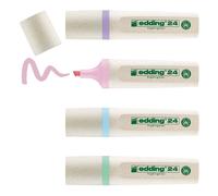 Edding 24 Ecoline Highlighter Pen Chisel Tip 2-5Mm Line Pastel Violet Pastel Ros