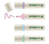 Edding e-24/4S EcoLine Highlighter Set Pastel (Pack of 4) 4-24-4-1000