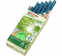 Edding 25 EcoLine Fine Permanent Marker | 90% recycled | Eco-Friendly | Box 10