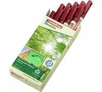 Edding 25 EcoLine Fine Permanent Marker | 90% recycled | Eco-Friendly | Box 10