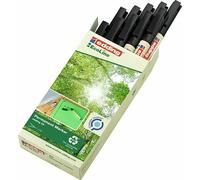 Edding 25 EcoLine Fine Permanent Marker | 90% recycled | Eco-Friendly | Box 10