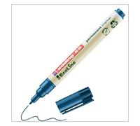 Edding 25 Ecoline Permanent Marker Bullet Tip 1Mm Line Blue Pack 10