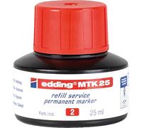 Edding 25 Refill Service 4-MTK25002 e-MTK Permanent Marker 25 ml Red