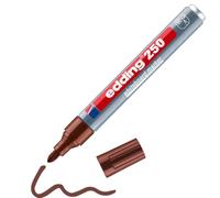 edding 250 whiteboard marker - brown - 1 whiteboard pen | round nib 1.5-3 mm - whiteboard pen dry wipe - for whiteboards, flipcharts, pinboards, magnetic and memo boards - sketchnotes