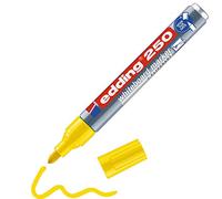 edding 250 whiteboard marker - yellow - 1 whiteboard pen - round nib 1.5-3 mm - whiteboard pen dry wipe - for whiteboards, flipcharts, pinboards, magnetic and memo boards - sketchnotes