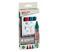Edding 28 Ecoline Whiteboard Marker Bullet Tip 1.5-3Mm Line Assorted Colours Pac