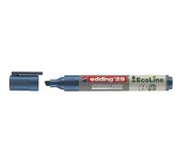 edding 29 Ecoline whiteboard marker - blue - 1 whiteboard pen - chisel tip 1-5 mm - whiteboard pen dry wipe - for whiteboards, flipcharts, pinboards, memo boards - sketchnotes - refillable