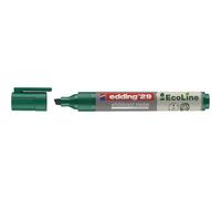 edding 29 Ecoline whiteboard marker - green - 1 whiteboard pen - chisel tip 1-5 mm - whiteboard pen dry wipe - for whiteboards, flipcharts, pinboards, memo boards - sketchnotes - refillable