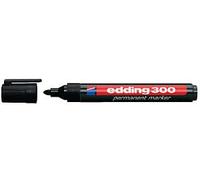 Edding 300 Permanent Bullet Tip Marker Black (Pack of 10) 300-001