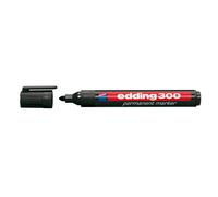 Edding 300 permanent marker Black 10 pc(s)