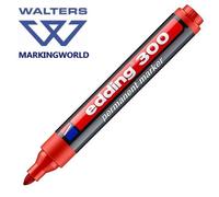 Edding 300 Permanent Marker Pen | 1.5-3 mm Nib | Mark Paper, Metal | Box10