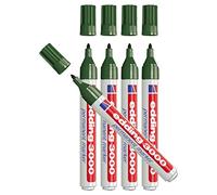 Edding 3000 Permanent Marker with Rounded Tip 1.5 - 3 mm, olive green, 5 items