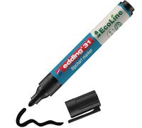 edding 31 Ecoline flipchart marker - black - 1 pen - round nib 1,5-3 mm - marker for writing, drawing and marking on flipchart paper - does not bleed through - does not dry out - refillable