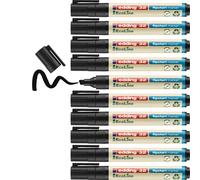 edding 32 EcoLine flipchart marker - black - box of 10 - chisel nib 1-5 mm - mar