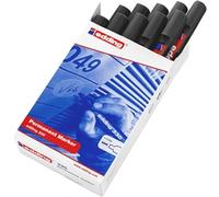 Edding 330 Permanent Chisel Tip Marker Black (Pack of 10) 330-001