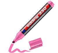 edding 330 permanent marker - light-blue - 1 pen - chisel tip 1-5 mm - waterproof, quick-drying, smear-proof pens - for cardboard, plastic, glass, wood, metal and fabric